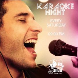 Come and join us for the amazing karaoke night and let the challenge begin. #aleyequiclub #aley #weekends #saturdaynight #sing #karaoke #fun #laugh