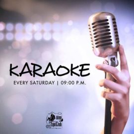 Don't miss out our karaoke night every Saturday. Let us hear what you got.